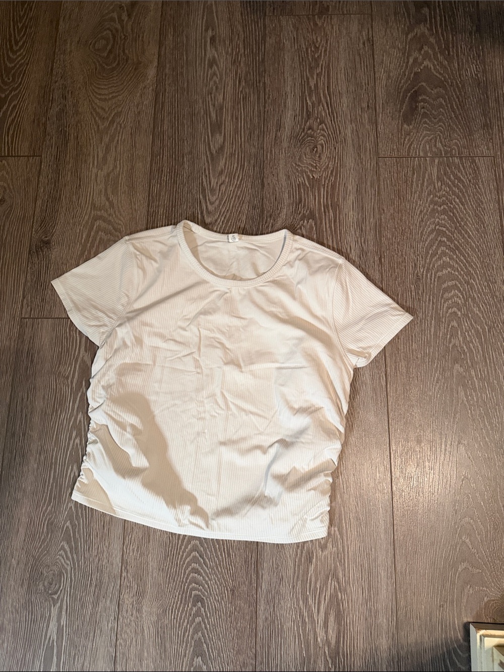 lululemon athletica Short Sleeve Ribbed Top - Off-White